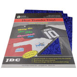 JDC (09) Royal Blue / 3- 10" x 12" Sheets HTV Craft Packs HTV | Craft Packs | Holographic Wholesale Craft Sign Vinyl Monroe GA 30656