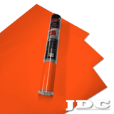 JDC (12) Orange / 3- 12" x 20" Sheets HTV Craft Packs HTV | Craft Packs | Colors Wholesale Craft Sign Vinyl Monroe GA 30656