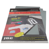 JDC (13) Grey / 3- 10" x 12" Sheets HTV Craft Packs HTV | Craft Packs | Colors Wholesale Craft Sign Vinyl Monroe GA 30656