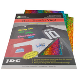JDC (131) Rainbow / 3- 10" x 12" Sheets HTV Craft Packs HTV | Craft Packs | Holographic Wholesale Craft Sign Vinyl Monroe GA 30656