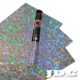 JDC (133) Crystal Silver / 3- 12" x 20" Sheets HTV Craft Packs HTV | Craft Packs | Holographic Wholesale Craft Sign Vinyl Monroe GA 30656
