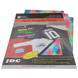 JDC (17) Funfetti / 3- 10" x 12" Sheets HTV Craft Packs HTV | Craft Packs | Holographic Wholesale Craft Sign Vinyl Monroe GA 30656