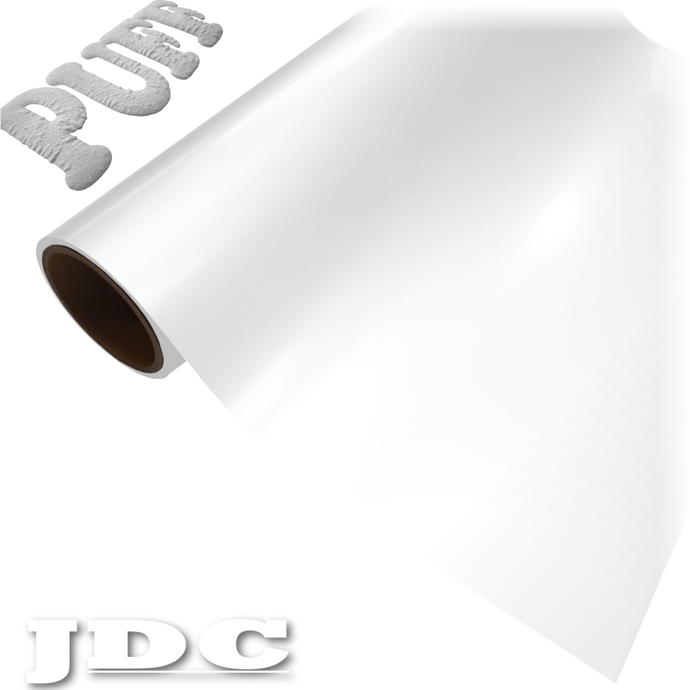 JDC 20" / (01) White Heat Transfer Vinyl HTV | 3D Puff Wholesale Craft Sign Vinyl Monroe GA 30656