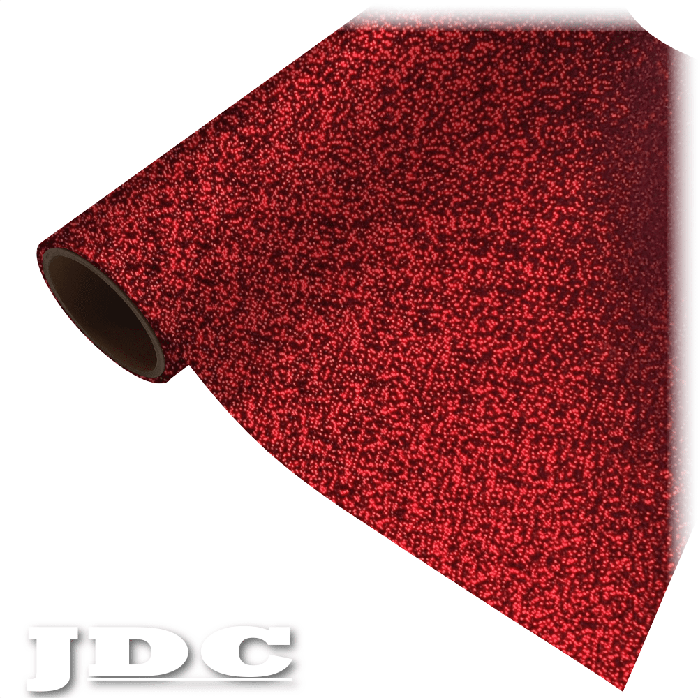 JDC 20" / (03) Red Heat Transfer Vinyl HTV | Holographic Wholesale Craft Sign Vinyl Monroe GA 30656