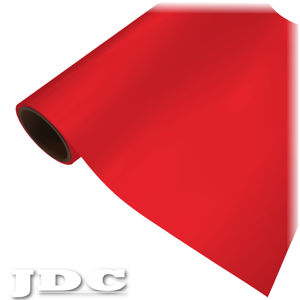 JDC 20" / (03) Red Heat Transfer Vinyl HTV | JDC Colors Wholesale Craft Sign Vinyl Monroe GA 30656