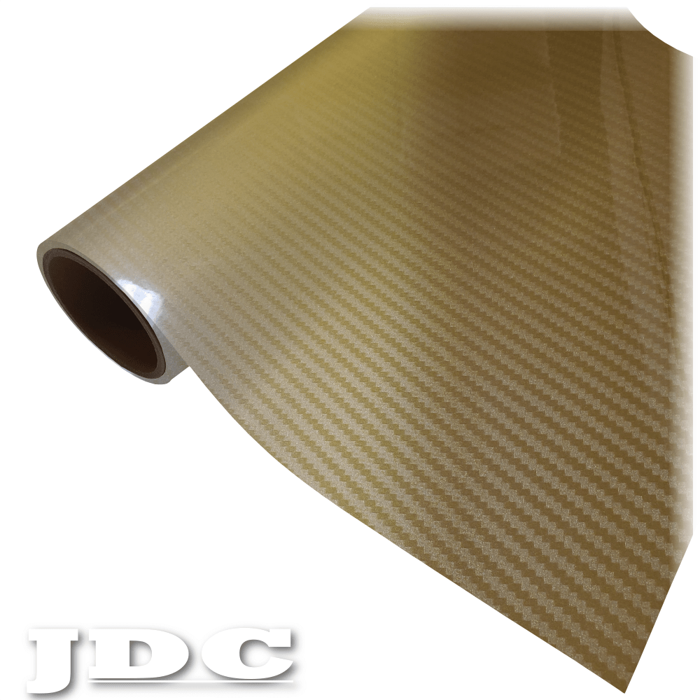 JDC 20" / (04) Gold Heat Transfer Vinyl HTV | Carbon Fiber Wholesale Craft Sign Vinyl Monroe GA 30656