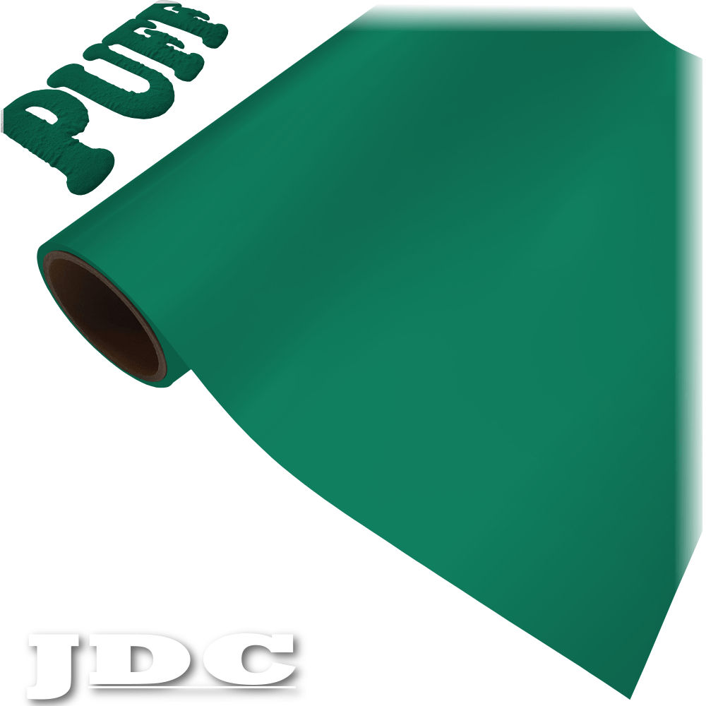 JDC 20" / (04) Green Heat Transfer Vinyl HTV | 3D Puff Wholesale Craft Sign Vinyl Monroe GA 30656