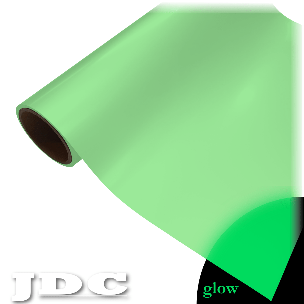 JDC 20" / (05) Glow Green Heat Transfer Vinyl HTV | Glow in the Dark Wholesale Craft Sign Vinyl Monroe GA 30656