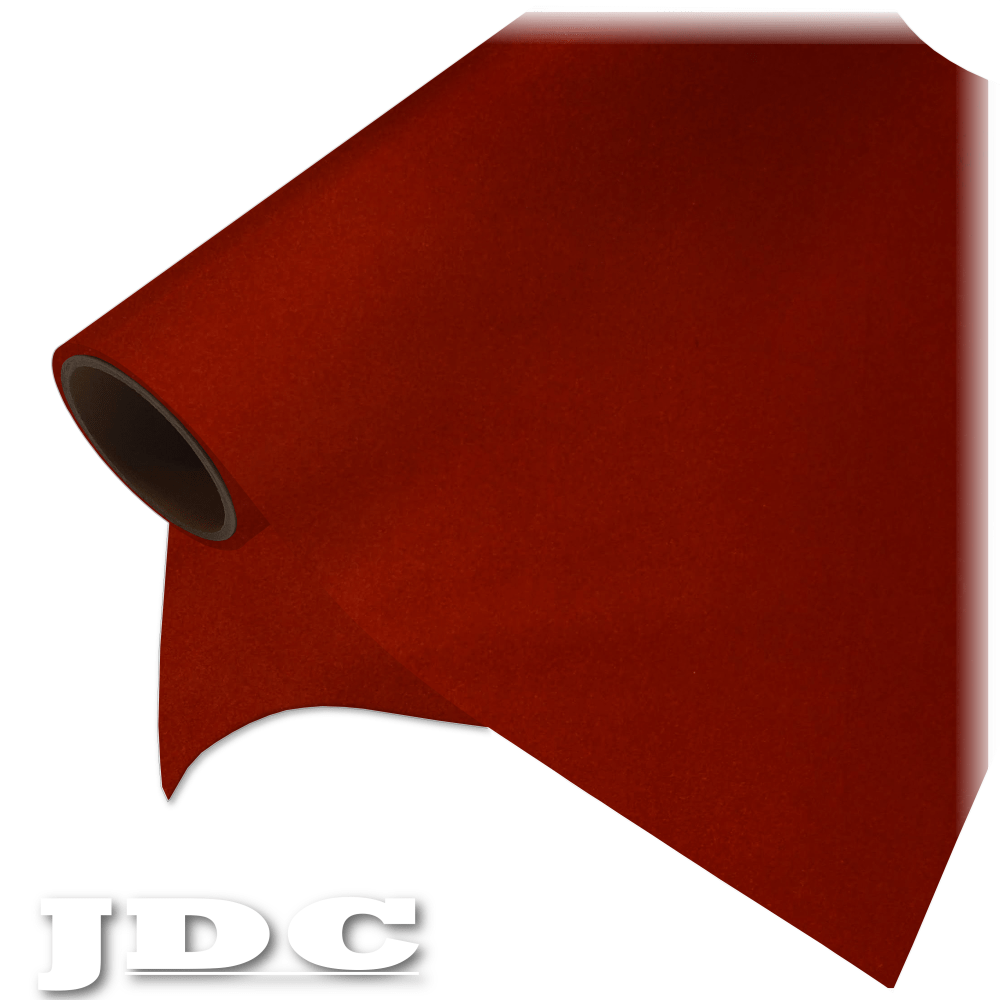 JDC 20" / (05) Red Heat Transfer Vinyl HTV | 3D Flock Wholesale Craft Sign Vinyl Monroe GA 30656