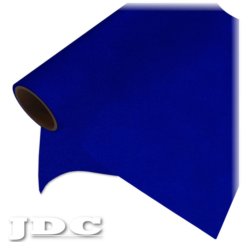 JDC 20" / (06) Blue Heat Transfer Vinyl HTV | 3D Flock Wholesale Craft Sign Vinyl Monroe GA 30656