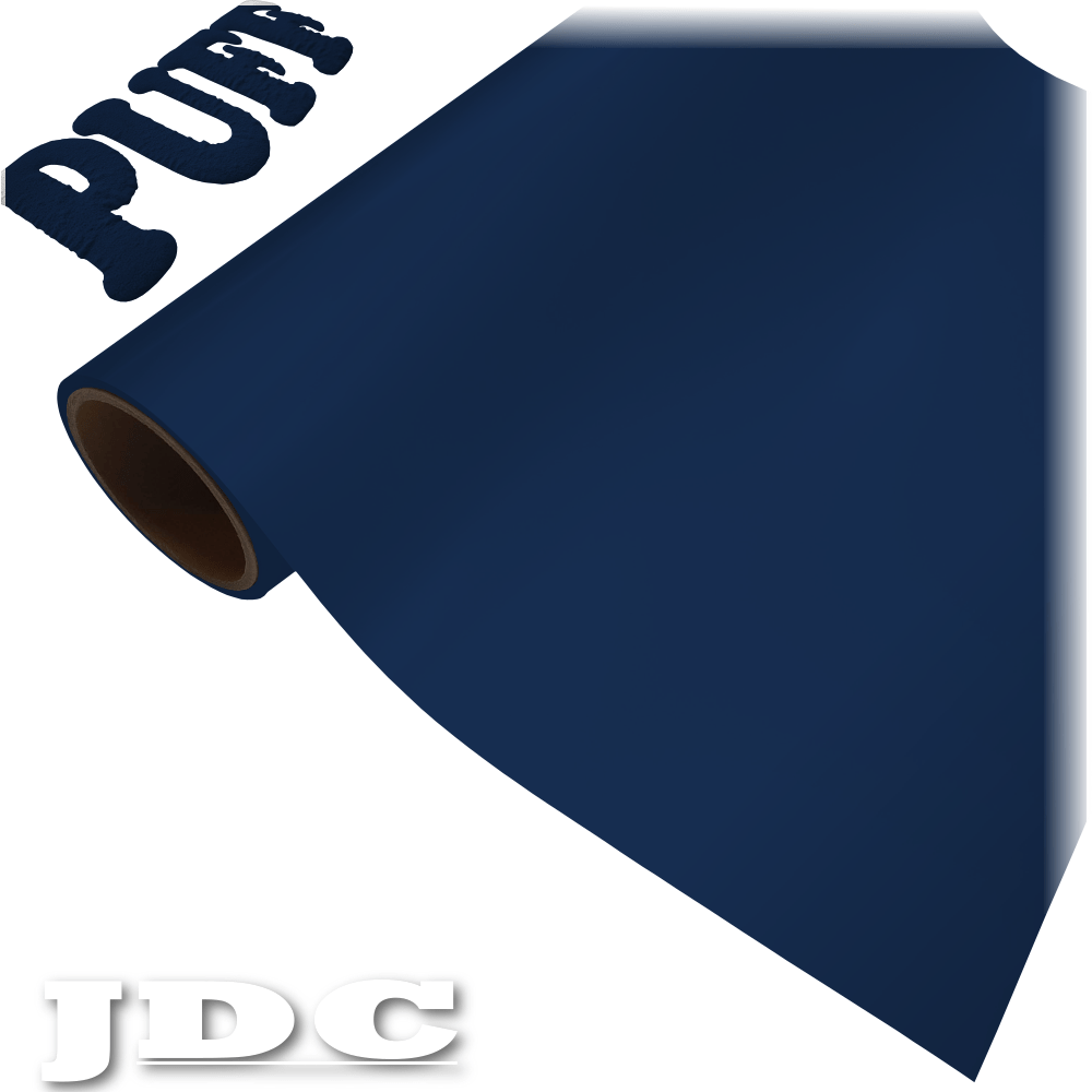JDC 20" / (06) Navy Heat Transfer Vinyl HTV | 3D Puff Wholesale Craft Sign Vinyl Monroe GA 30656