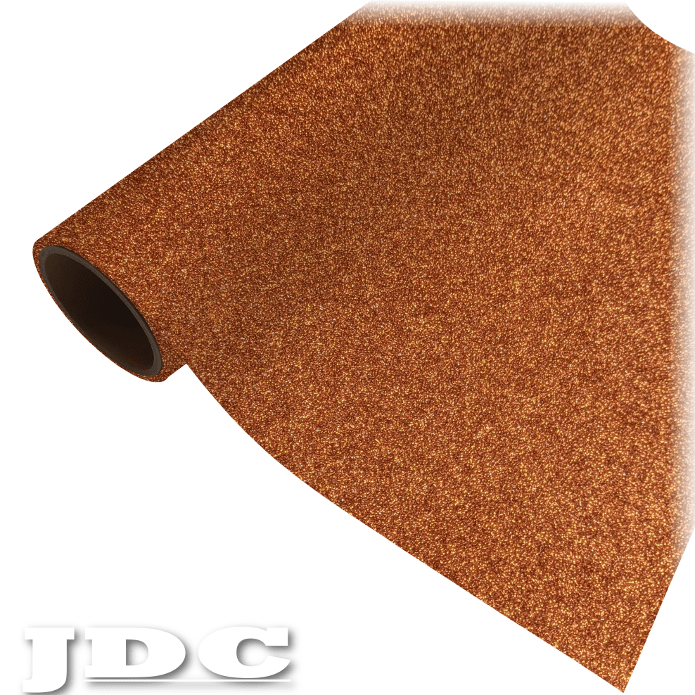 JDC 20" / (07) Copper Heat Transfer Vinyl HTV | Glitter Wholesale Craft Sign Vinyl Monroe GA 30656