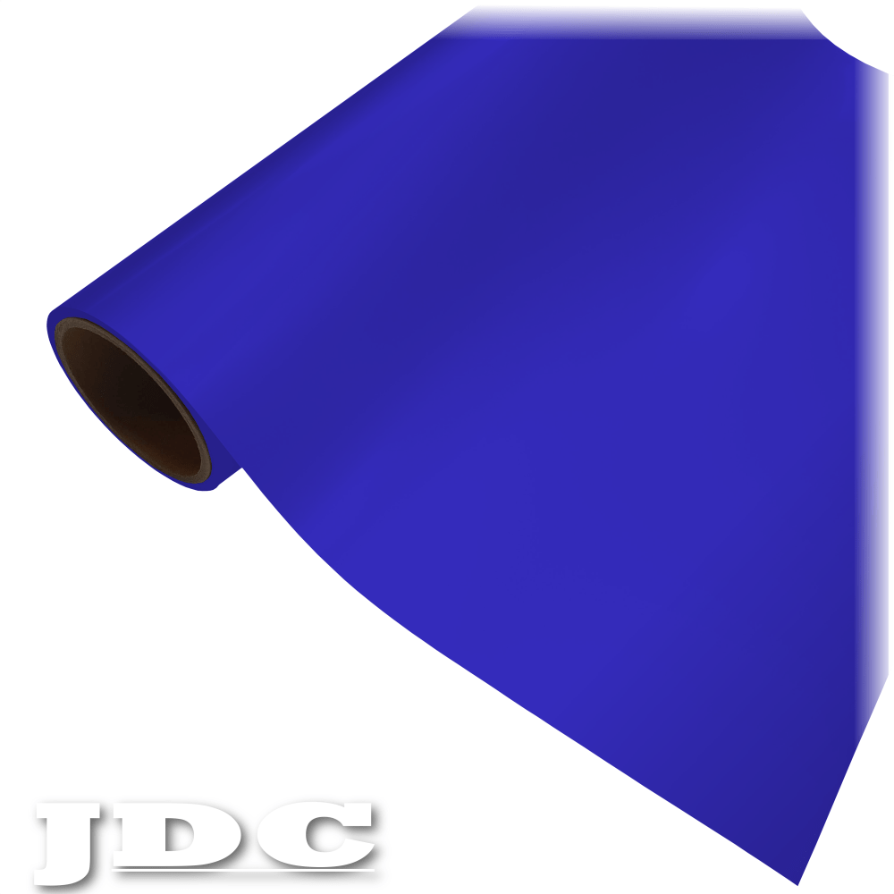 JDC 20" / (07) Vivid Blue Heat Transfer Vinyl HTV | JDC Colors Wholesale Craft Sign Vinyl Monroe GA 30656