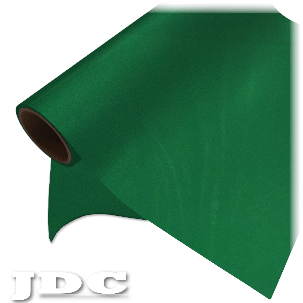 JDC 20" / (08) Green Heat Transfer Vinyl HTV | 3D Flock Wholesale Craft Sign Vinyl Monroe GA 30656