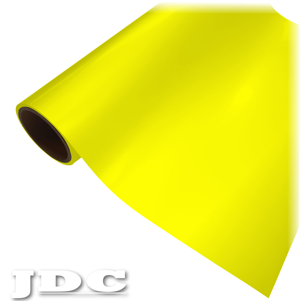 JDC 20" / (09) Yellow Heat Transfer Vinyl HTV | JDC Colors Wholesale Craft Sign Vinyl Monroe GA 30656