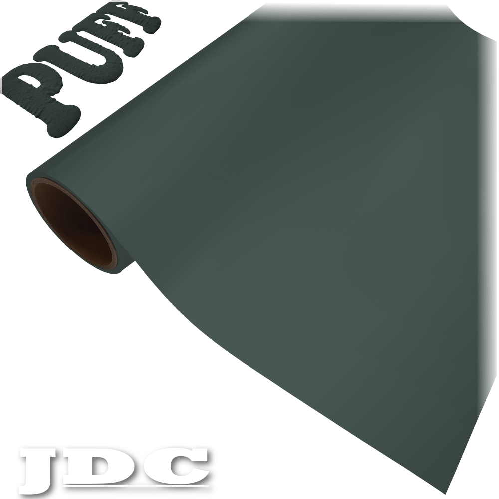 JDC 20" / (10) Dark Grey Heat Transfer Vinyl HTV | 3D Puff Wholesale Craft Sign Vinyl Monroe GA 30656
