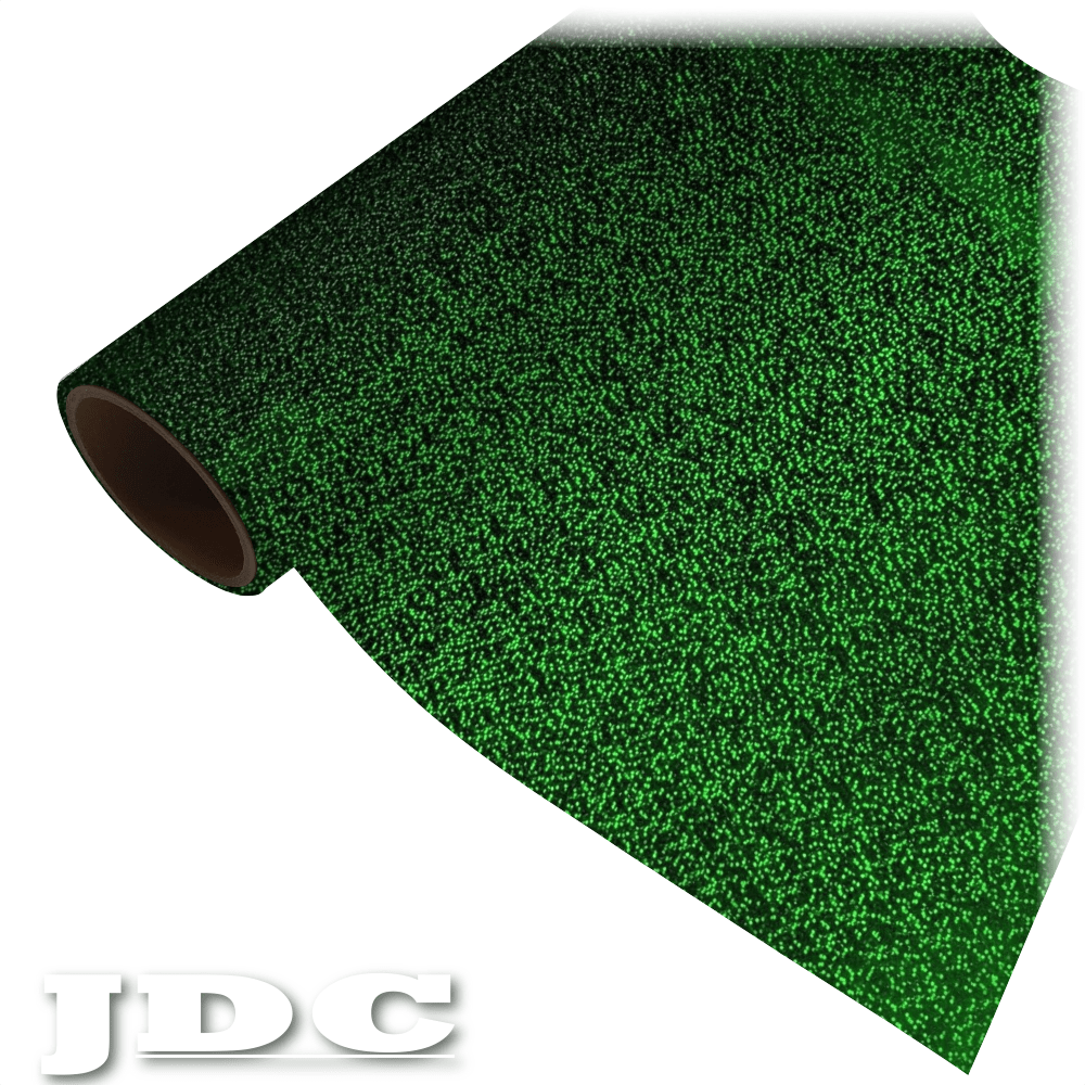 Iridescent Green Heat Transfer Vinyl, Stahls’ CAD-CUT® Chroma Bling - 1  Yard Green HTV