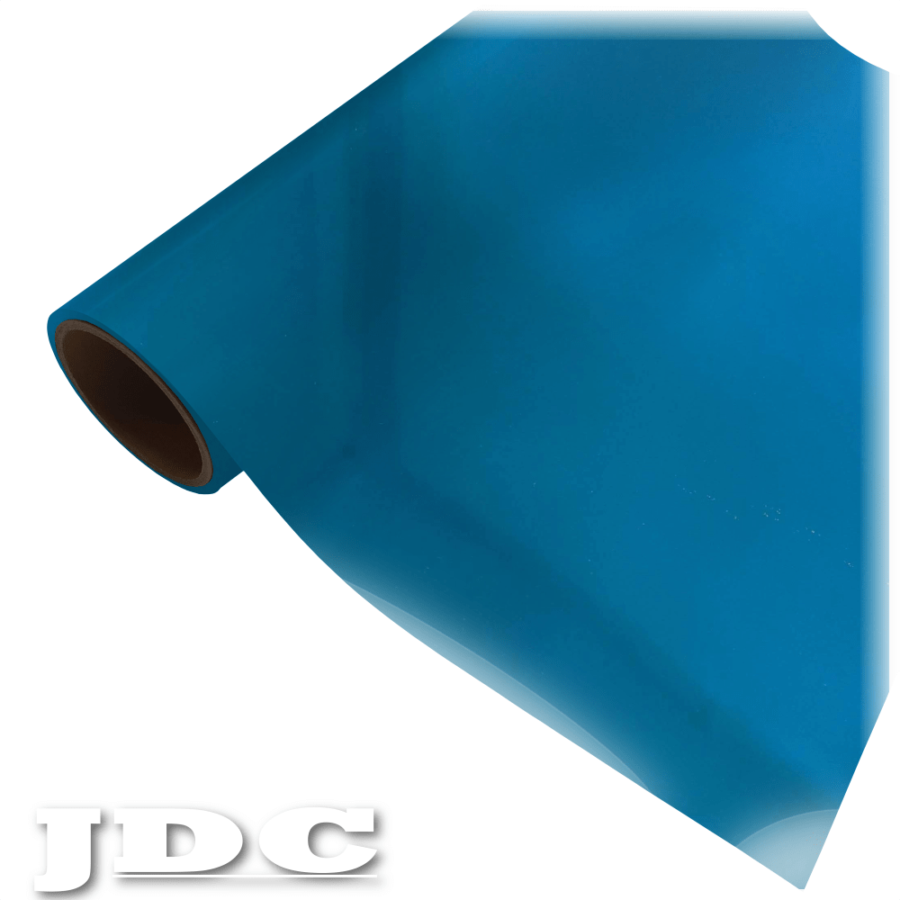 JDC 20" / (12) Aqua Heat Transfer Vinyl HTV | Metallic Wholesale Craft Sign Vinyl Monroe GA 30656