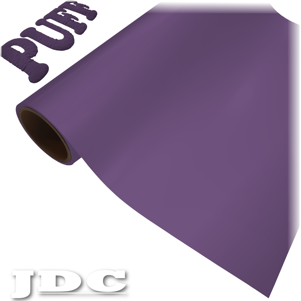 JDC 20" / (12) Purple Heat Transfer Vinyl HTV | 3D Puff Wholesale Craft Sign Vinyl Monroe GA 30656