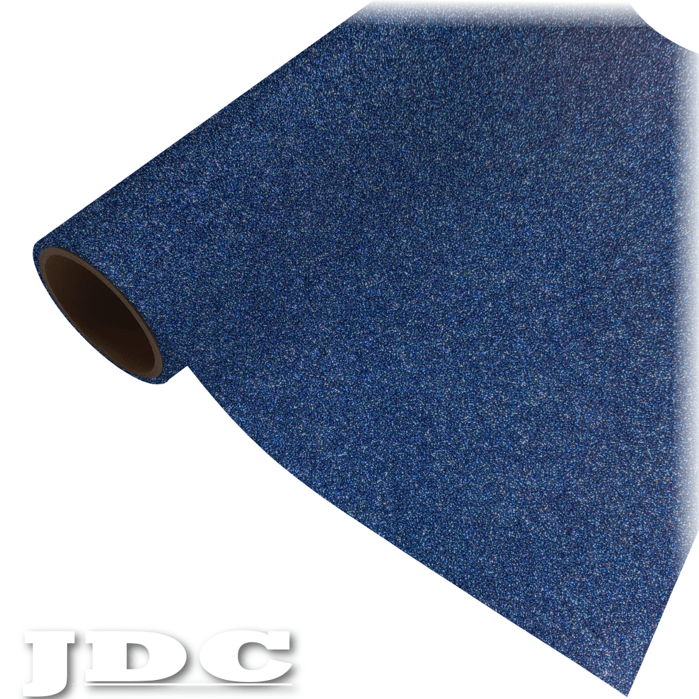 JDC 20" / (13) Blue Heat Transfer Vinyl HTV | Glitter Wholesale Craft Sign Vinyl Monroe GA 30656
