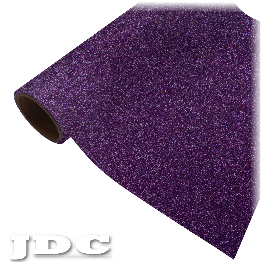 JDC 20" / (17) Purple Heat Transfer Vinyl HTV | Glitter Wholesale Craft Sign Vinyl Monroe GA 30656