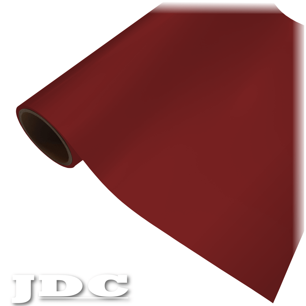 JDC 20" / (18) Burgundy Heat Transfer Vinyl HTV | JDC Colors Wholesale Craft Sign Vinyl Monroe GA 30656