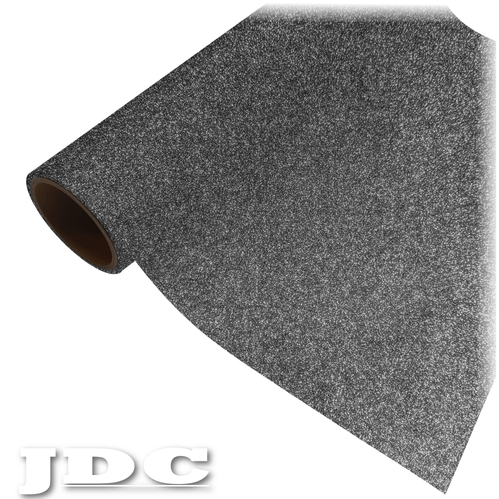 JDC 20" / (28) Charcoal Heat Transfer Vinyl HTV | Glitter Wholesale Craft Sign Vinyl Monroe GA 30656