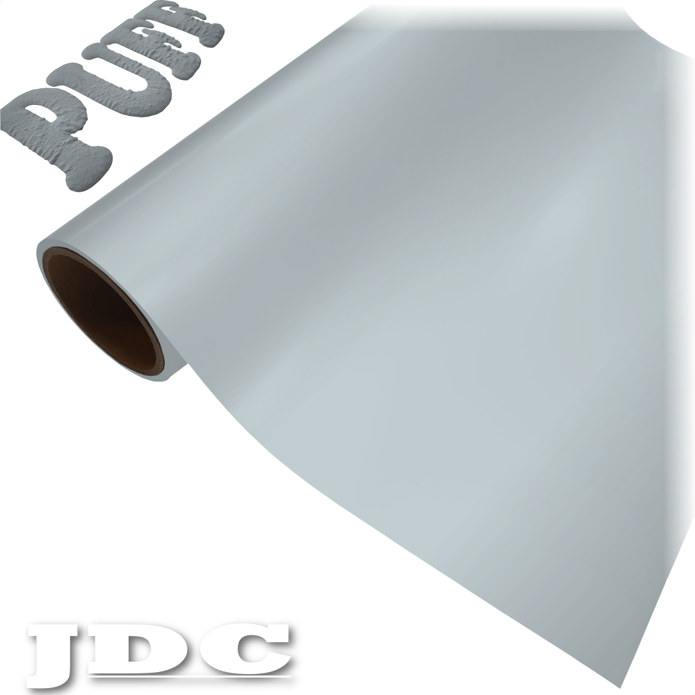 JDC 20" / (28) Silver Heat Transfer Vinyl HTV | 3D Puff Wholesale Craft Sign Vinyl Monroe GA 30656