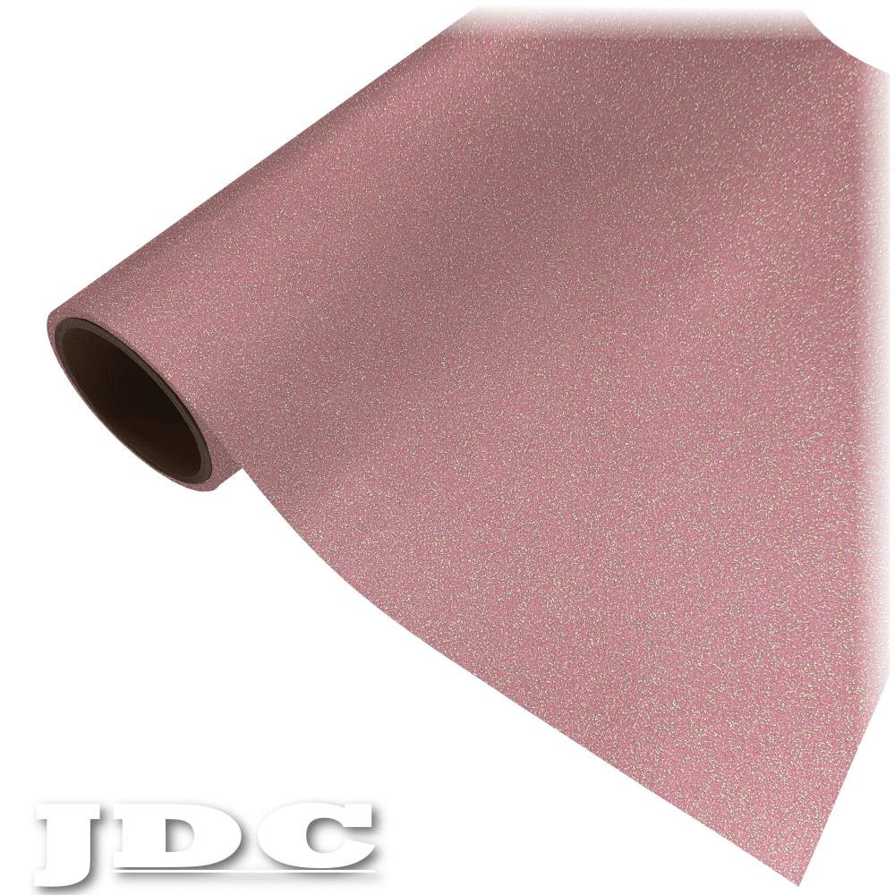 JDC 20" / (47) Light Pink Heat Transfer Vinyl HTV | Glitter Wholesale Craft Sign Vinyl Monroe GA 30656