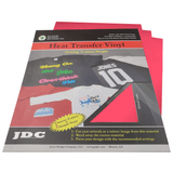 JDC (39) Coral / 3- 10" x 12" Sheets HTV Craft Packs HTV | Craft Packs | Colors Wholesale Craft Sign Vinyl Monroe GA 30656