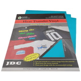 JDC (42) Aqua / 3- 10" x 12" Sheets HTV Craft Packs HTV | Craft Packs | Colors Wholesale Craft Sign Vinyl Monroe GA 30656