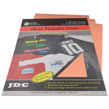 JDC (47) Salmon / 3- 10" x 12" Sheets HTV Craft Packs HTV | Craft Packs | Colors Wholesale Craft Sign Vinyl Monroe GA 30656
