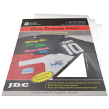 JDC, LLC (01) White / 3- 10" x 12" Sheets HTV Craft Packs HTV | Craft Packs | Colors Wholesale Craft Sign Vinyl Monroe GA 30656