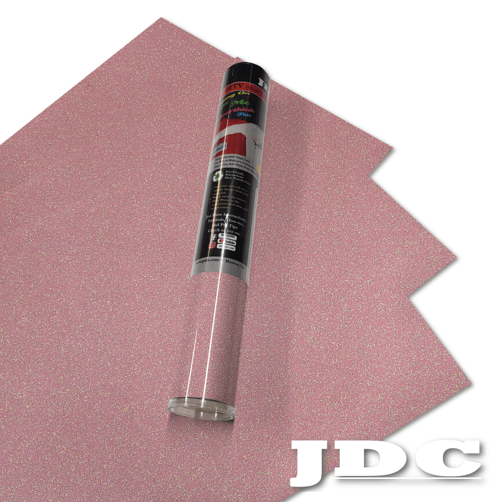 JDC, LLC (47) Light Pink / 3- 12" x 20" Sheets HTV Craft Packs HTV | Craft Packs | Glitter Wholesale Craft Sign Vinyl Monroe GA 30656
